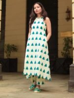 Rayon Floral Kurti Festive Regular Fit Kurta Set for Women - Image 4